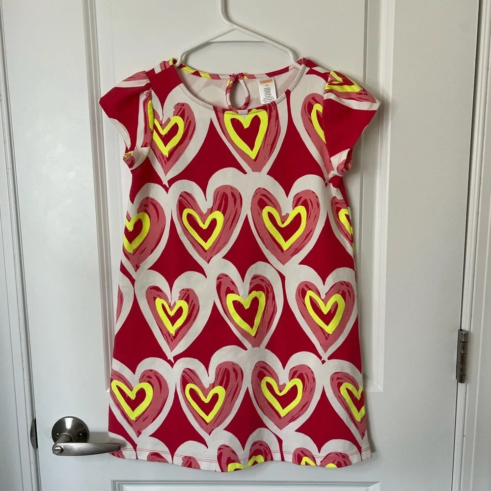 Gymboree Girls Heart Print Dress